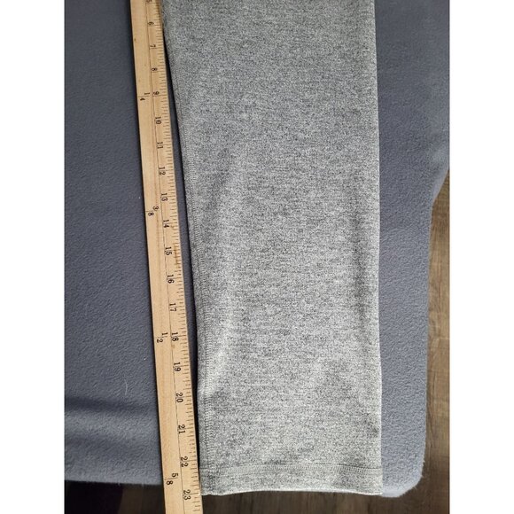 Old Navy Active Go Dry Leggings Heathered Gray Cropped XL Tall Yoga Athleisure - Picture 5 of 8